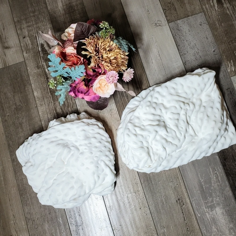 TILLYOU Ivory Off-White Changing Pad Covers 2 Pc EUC